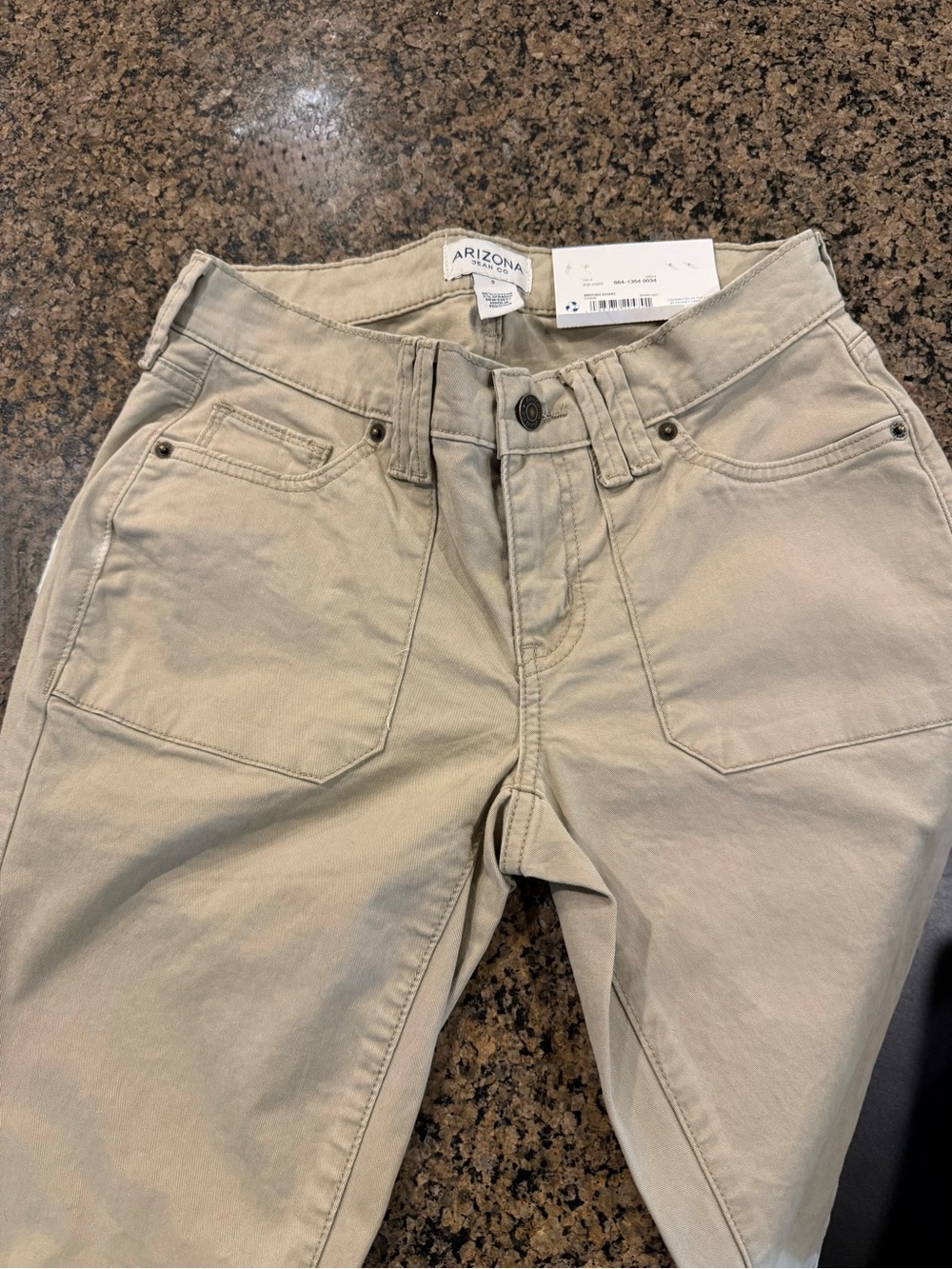 Arizona Jean Company Beige Wide Leg Jeans